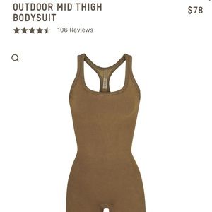 SKIMS Outdoor Mid Thigh Bodysuit